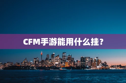 CFM手游能用什么挂？